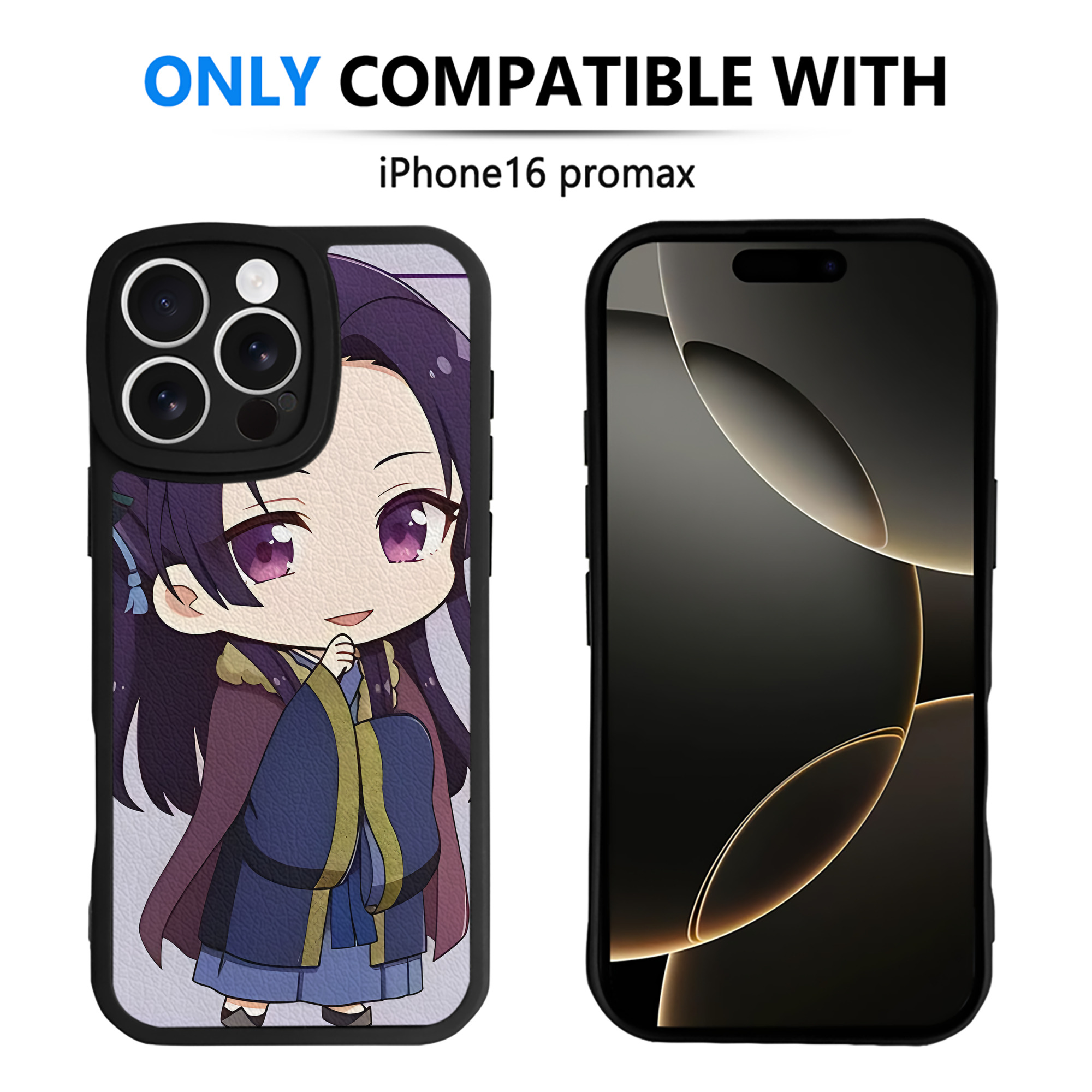 （画像用） 薬屋のひとりごと The Apothecary Diaries 【iPhone 16シリーズ対応】シリコンスマホケース（レザー調） 材質：シリコン